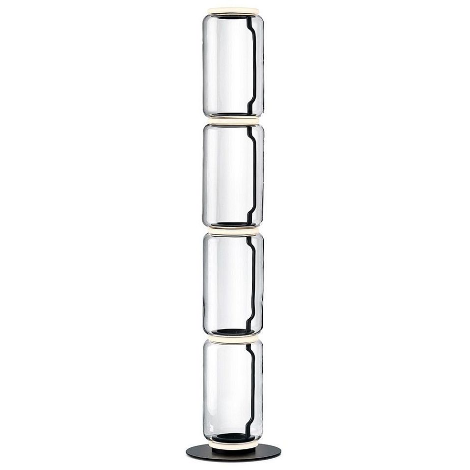F0291000 NOCTAMBULE FLOOR black/clear// напольный LED 4х9  х   