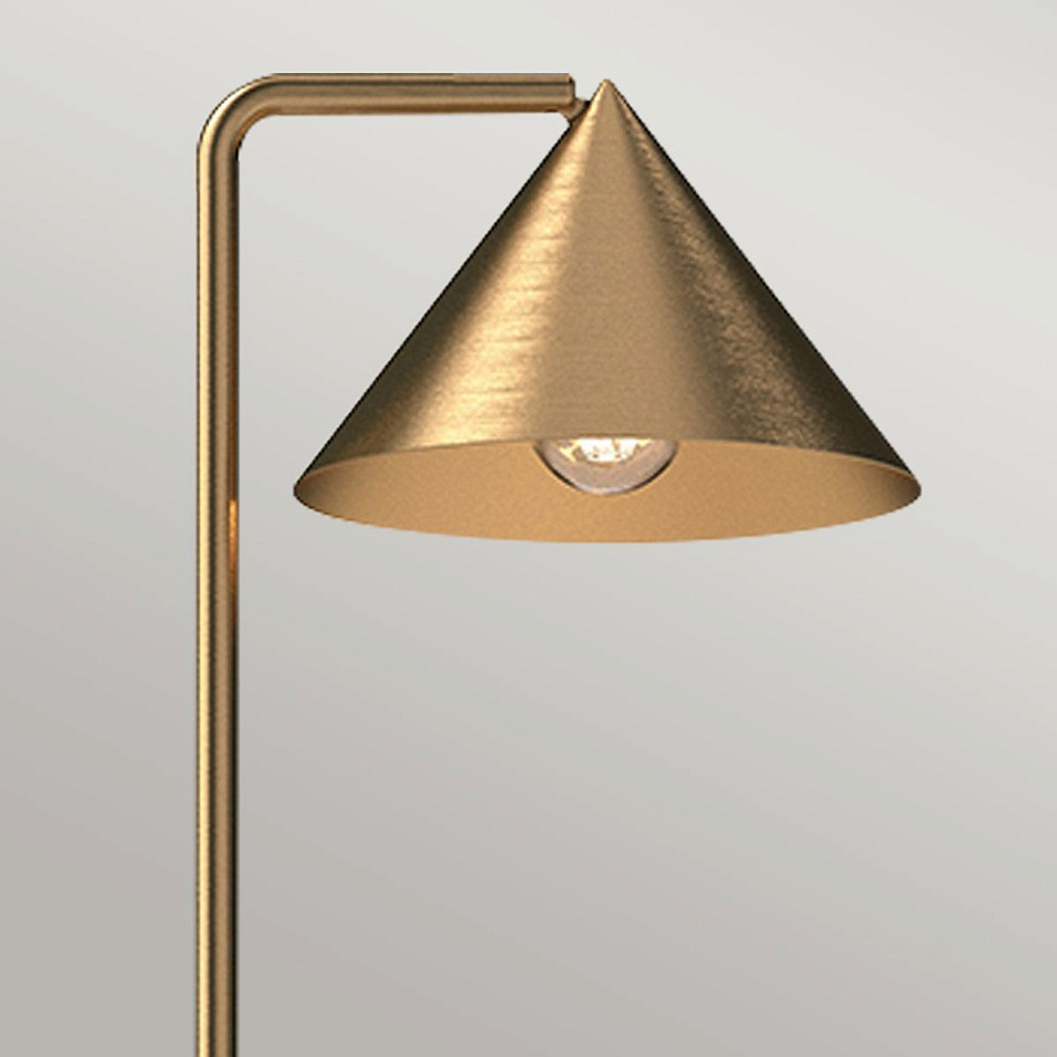 ALM-REMYCK-FL-GD REMYCK Brushed Gold/Brushed Gold// напольный E27 1х60  х   