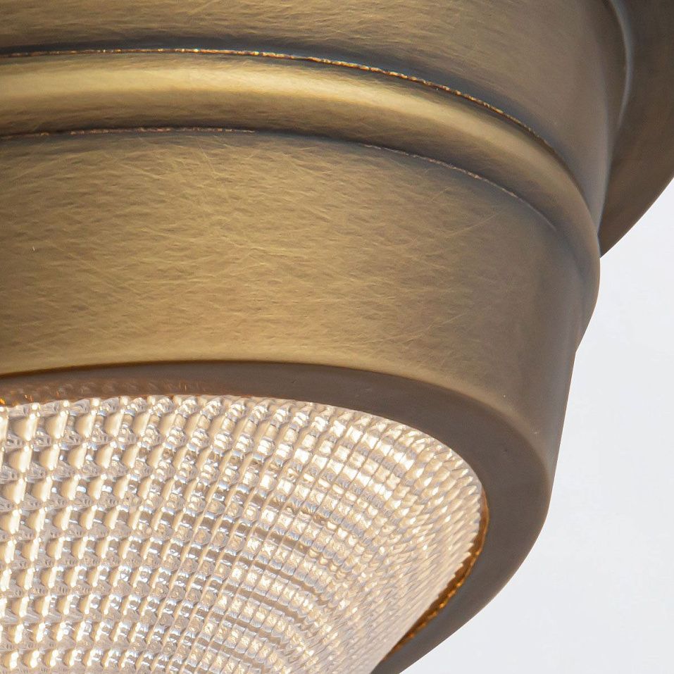 QN-WILLARD-F-S-VBS-PG  WILLARD Vintage Brass/Clear Prismatic // потолочный E14 1х60  х   