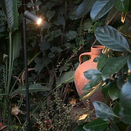 70226 SETH 600 BLACK///прозрачный напольный LED 1х6  х  70226