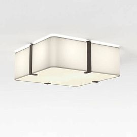 5042007+1462001 ELBA  bronze/white/white// потолочный E27 2х60  х  5042007+1462001