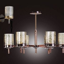 20232 LB FU 565  латунь/кракле// подвесной LED 6х8  х  20232 LB FU 565