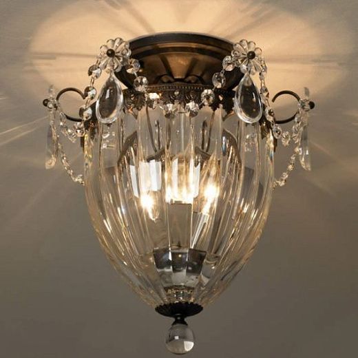 1239 23 H BAGATELLE etruscan gold/crystal deco// потолочный E27 1х60  х  1239 23 H