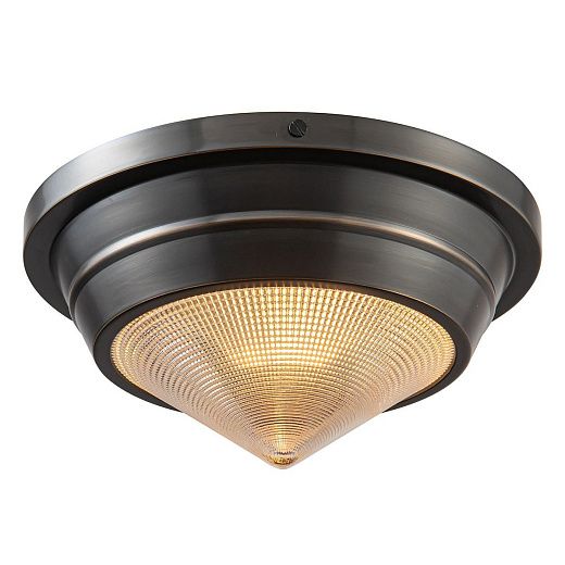 QN-WILLARD-F-S-UBZ-PG WILLARD Urban Bronze /Clear Prismatic// потолочный E14 1х60  х  QN-WILLARD-F-S-UBZ-PG