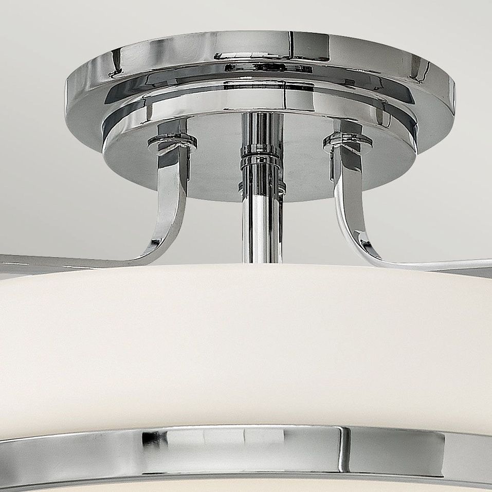 HK-HARPER-SFM-CM HARPER Polished Chrome/Opal Etched// потолочный E27 3х60  х   