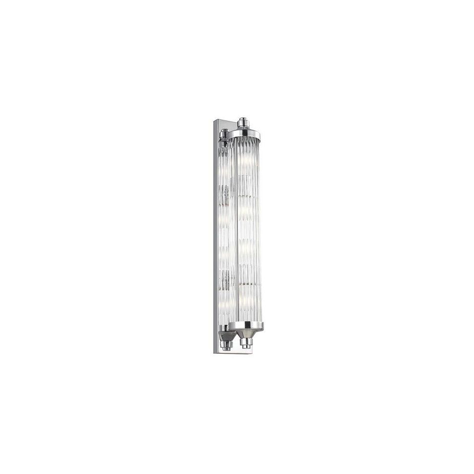 FE-PAULSON-W4  PAULSON хром/прозрачный// настенный G9 LED 4х3.5  х   