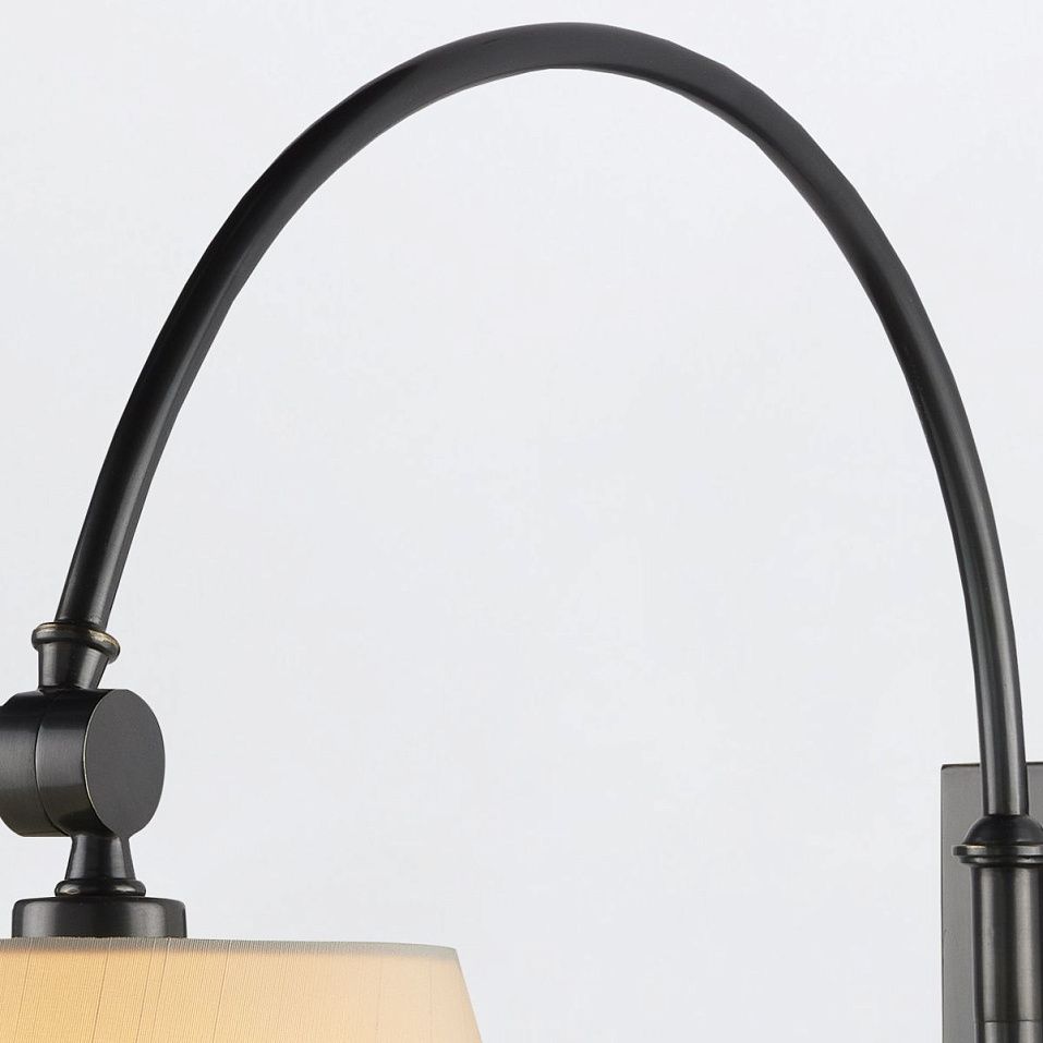 QNC-ASHBY-WB-ORB ASHBY Oil Rubbed Bronze/Beige// настенный E27 1х60  х   