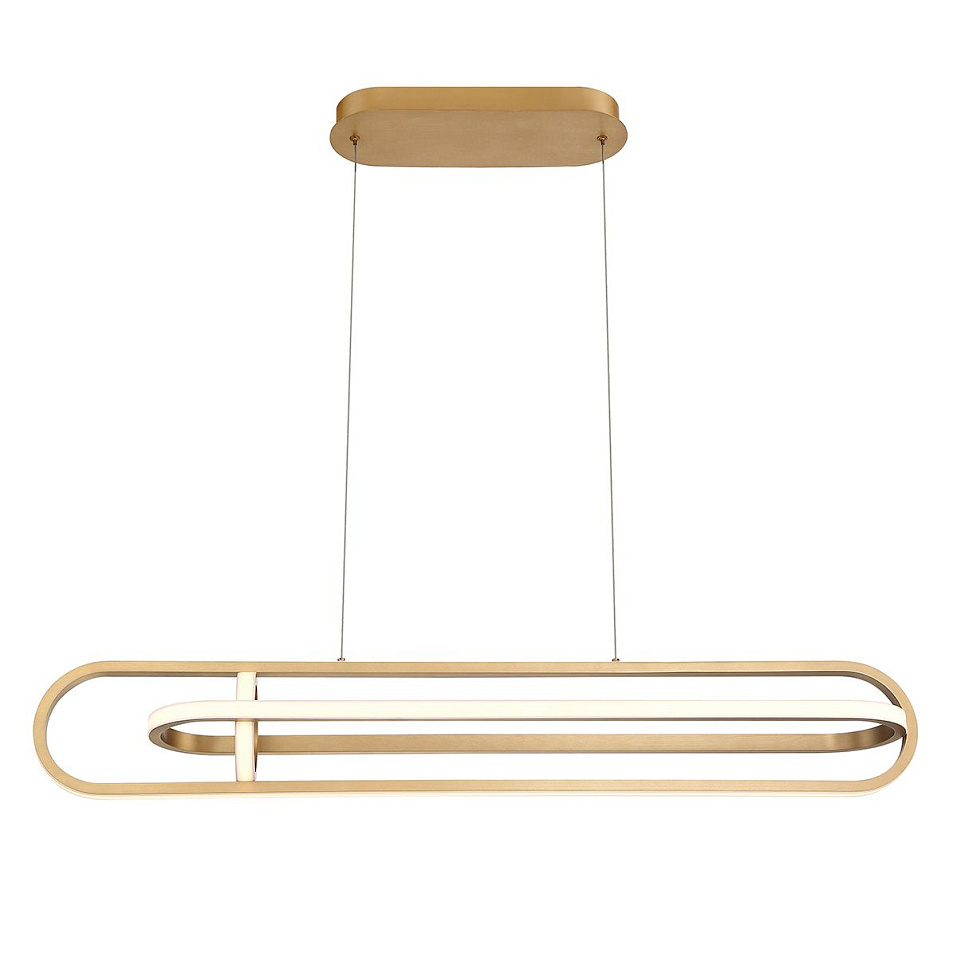 QN-DEMARK-LP-BG DEMARK Brushed Gold///белый подвесной LED 1х58  х   