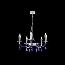 0240B01 PRIVILEGE хром/сапфировый// подвесной E14 5х40  х  0240B01