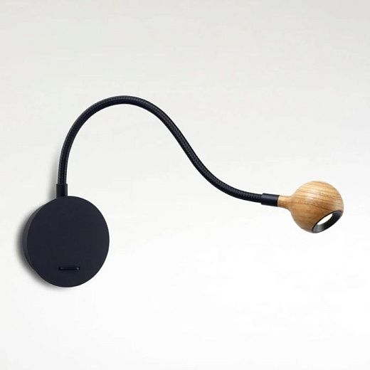 A670-001 N8 black/oak// настенный LED 2700K 1х2,1  х  A670-001