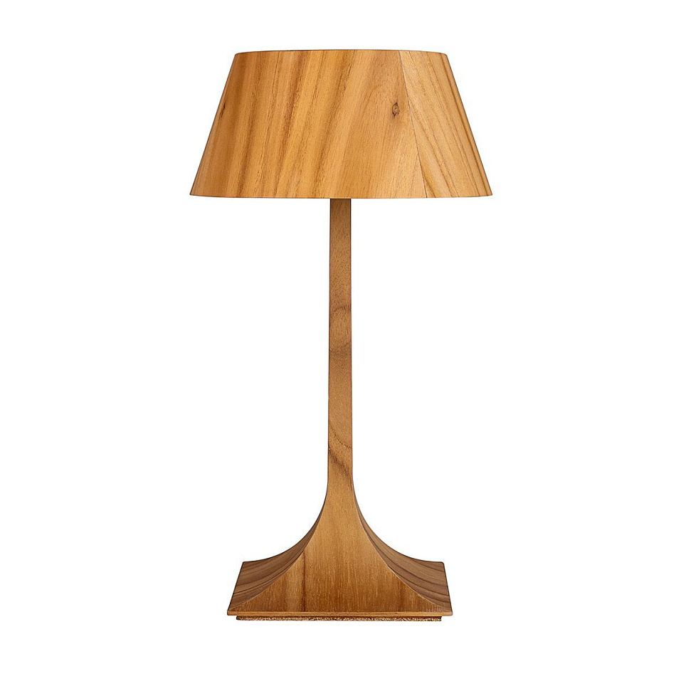 QN-NOSTALGIA-TL-M-TEAK  NOSTALGIA Teak Veneer/Teak Veneer// настольный E27 1х40  х   