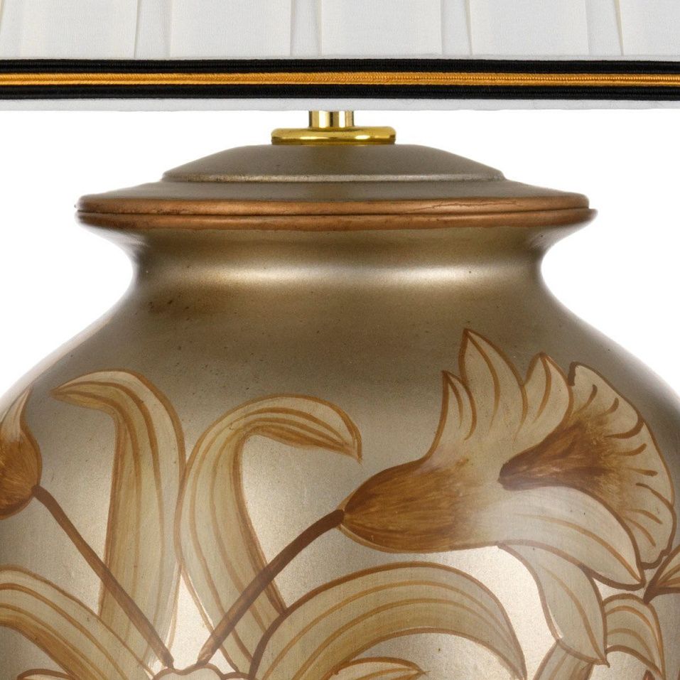 DL-DIAN-TL DIAN Silver and Gold/ Ivory with Black and Gold // настольный E27 1х60  х   