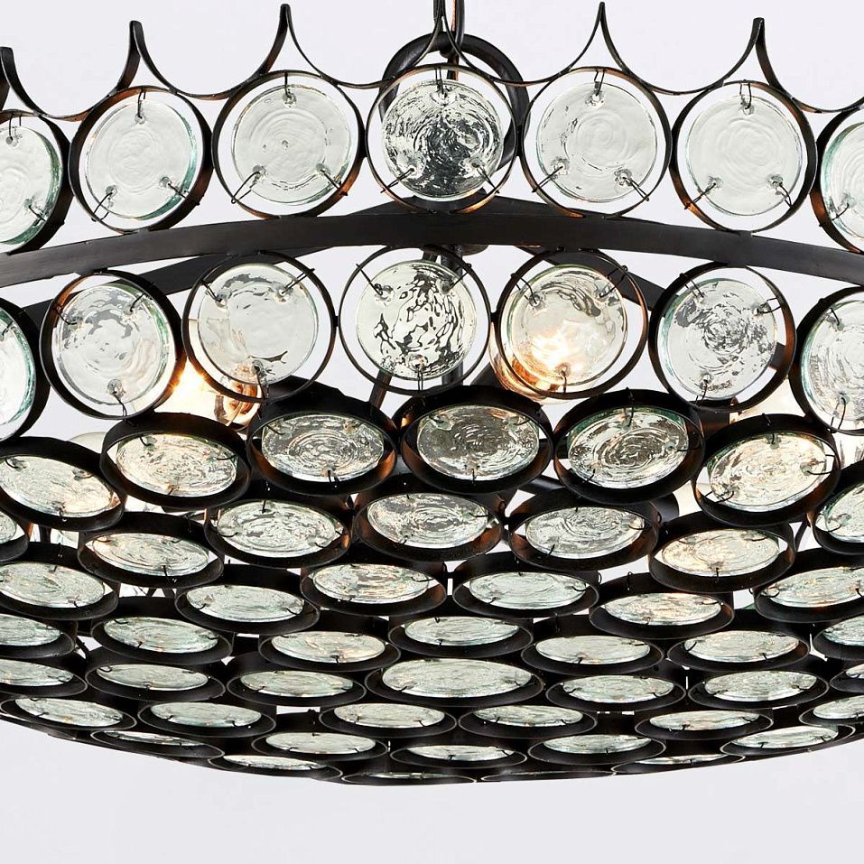 QNC-AUGUSTUS-6P-OB AUGUSTUS Clear / Bronze/// подвесной E14 6х60  х   
