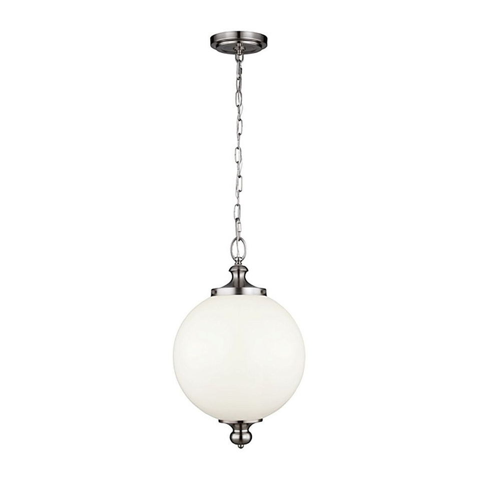 FE-PARKMAN-PL-BS PARKMAN Brushed Steel/Opal// подвесной E27 1х60  х   