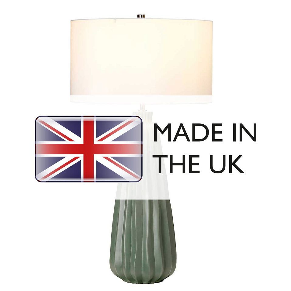 KEW-TL KEW Sage Green/White// настольный E27 1х60  х   