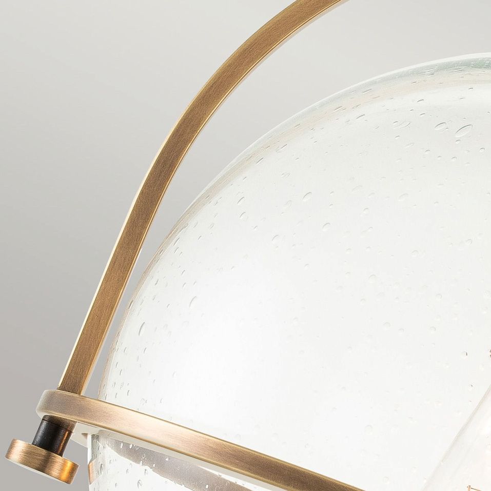 QN-SOMERSET-F-C-HB SOMERSET Heritage Brass/Clear// потолочный E27 1х60  х   
