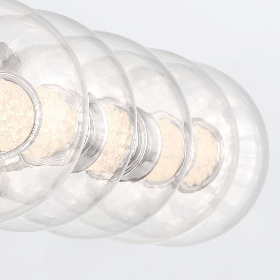 QN-ATOMO-5W-PC ATOMO Polished Chrome/Clear// настенный LED 1х25  х   