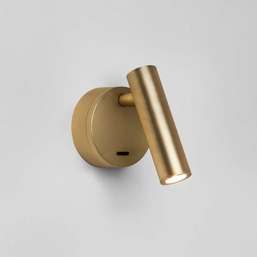 1058108 ENNA Matt gold///прозрачный настенный LED 1х4.5  х  1058108