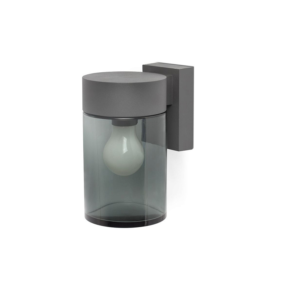 71744 KILA Dark Grey/Smoked// настенный E27 LED 1х15  х   