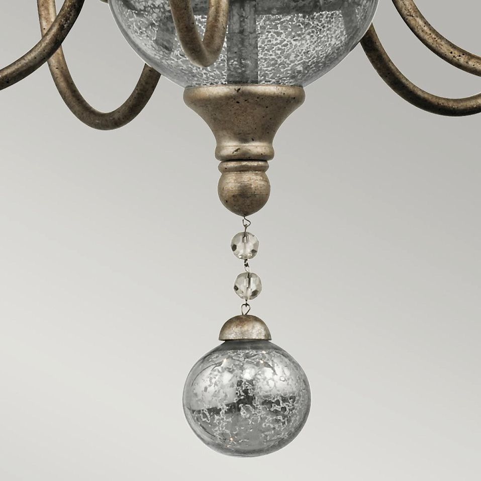 KL-ROSALIE-5A ROSALIE Sterling Gold/// подвесной E14 5х60  х   