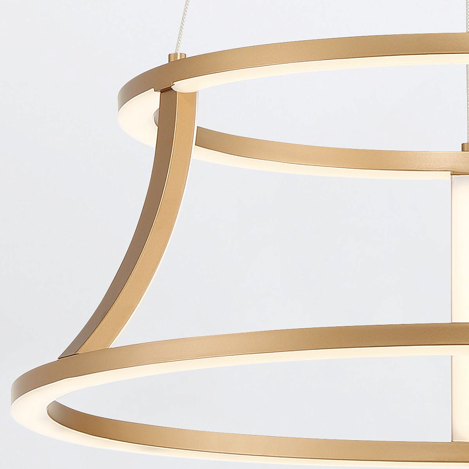 QN-CADOUX-P-BG CADOUX Brushed Gold///белый подвесной LED 1х54  х   