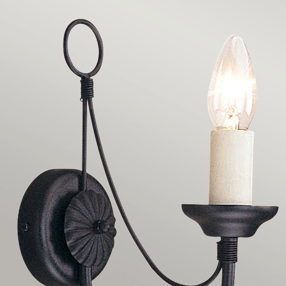 CB1-BLACK CARISBROOKE  Black /// настенный E14 1х60  х   