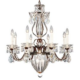 1248 23 H BAGATELLE etruscan gold/прозрачный// подвесной E14 11х40  х  1248 23 H