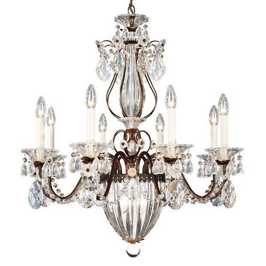 1248 23 H BAGATELLE etruscan gold/прозрачный// подвесной E14 11х40  х  1248 23 H
