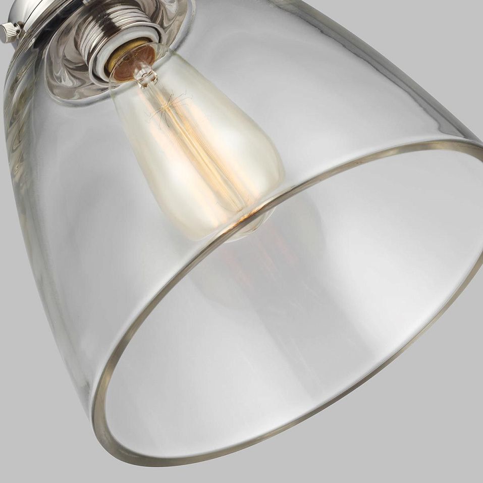 FE-BASKIN-P-B-PN BASKIN Polished Nickel /Clear// подвесной E27 1х60  х   