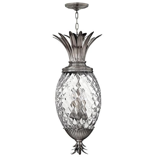 HK-PLANT4-P-PL PLANTATION Polished Antique Nickel /Clear// подвесной E14 4х40  х  HK-PLANT4-P-PL