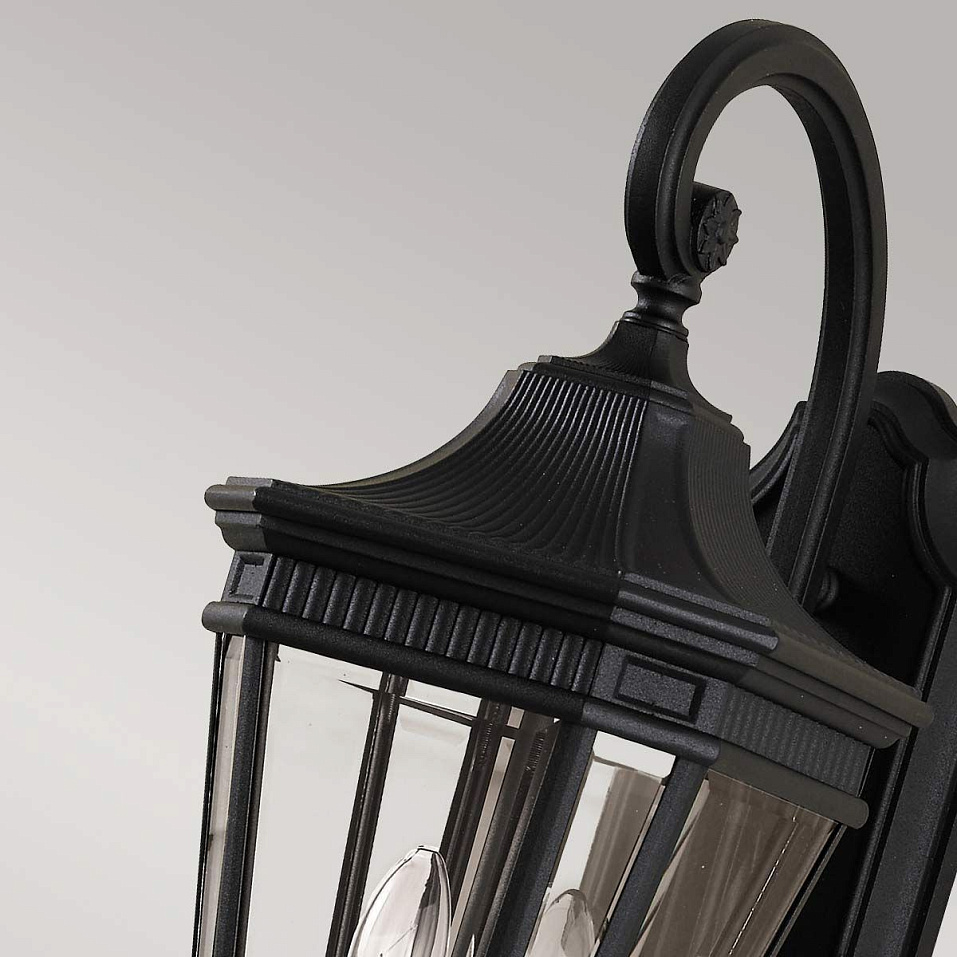 FE-COTSLN2-M-BK Cotswold Lane Black/Clear// настенный E14 2х60  х   