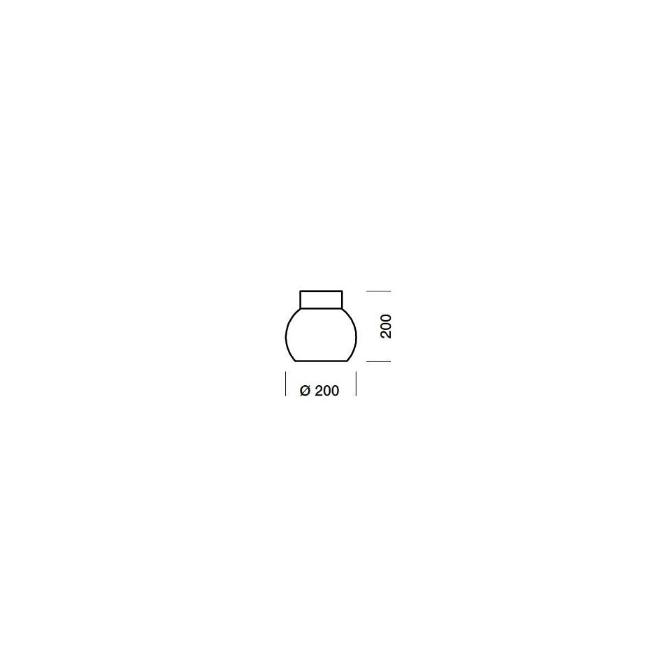 T46C1IWL SPHERE WHITE/WHITE// потолочный Е27 1х15  х   