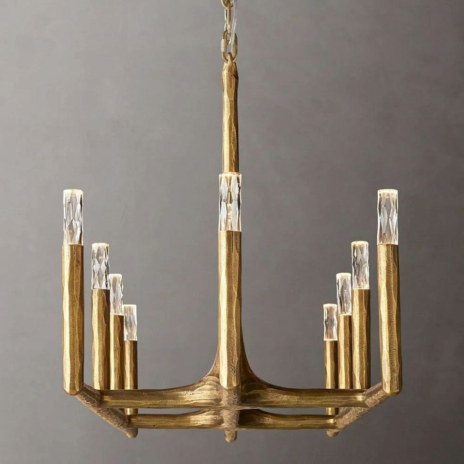 APL-50624  Forged Brass/Clear// подвесной G9 LED 11х7  х   