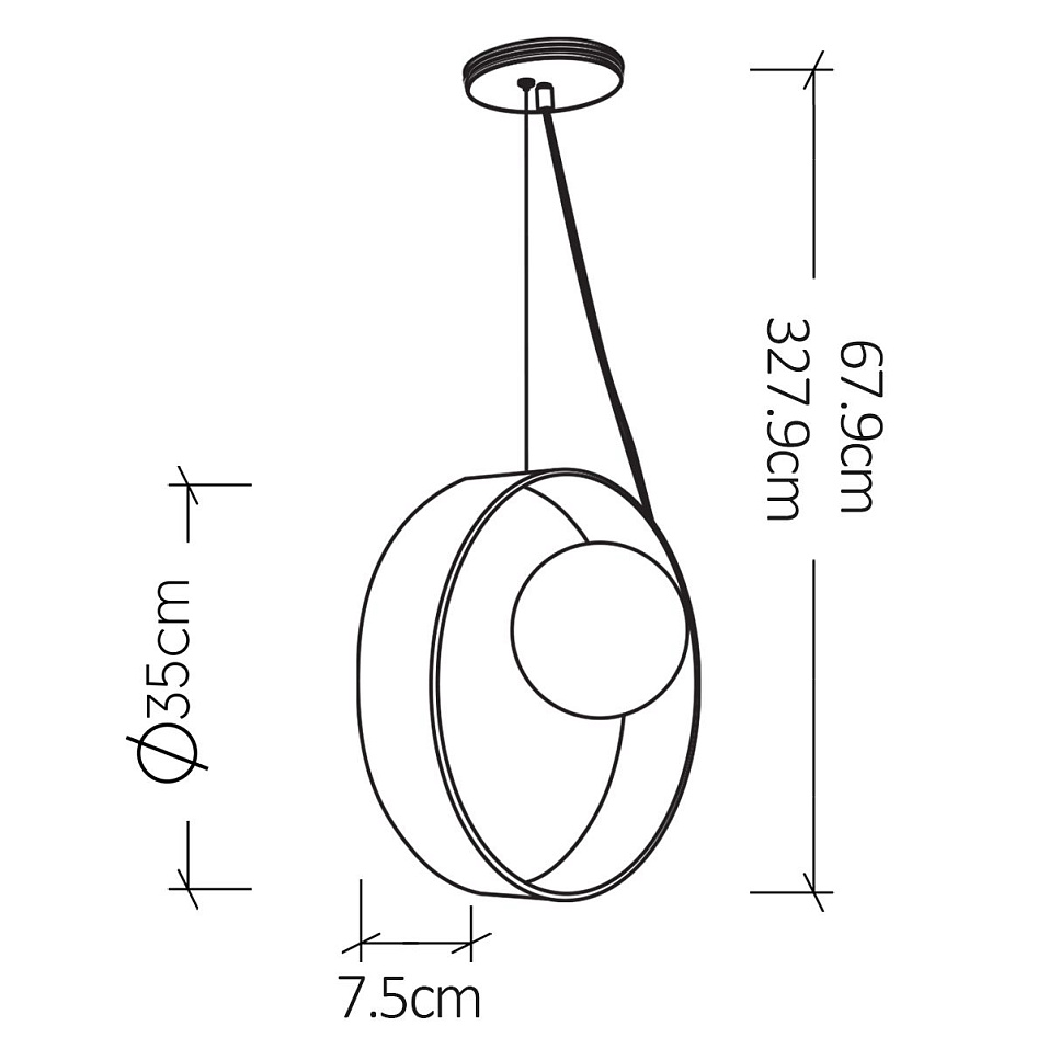 QN-SFERA-1P-TEAK SFERA Teak Veneer /Nickel-Plated Aluminium/Opal// подвесной E27 1х40  х   