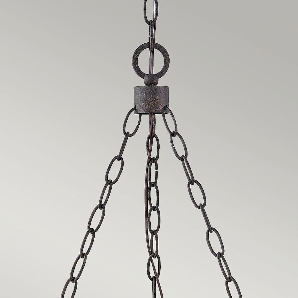 HK-SAWYER6-SQ  SAWYER Sequoia wood effect with rust Iron accents/Clear seeded// подвесной E14 6х40     