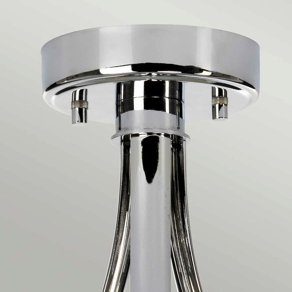 BATH-FALMOUTH-SF-PC  FALMOUTH Polished Chrome/Black//белый потолочный G9 LED 3х3  х   