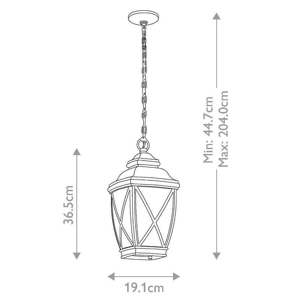 KL-TANGIER8-M TANGIER Olde Bronze /Seeded Glass // подвесной E27 1х60  х   