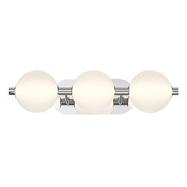 QN-PALMAS-3W-PN PALMAS Polished Nickel/Frosted White// настенный LED 1х27  х  QN-PALMAS-3W-PN