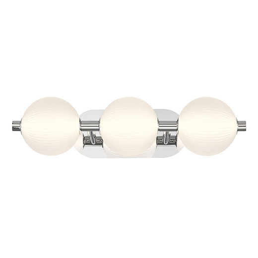 QN-PALMAS-3W-PN PALMAS Polished Nickel/Frosted White// настенный LED 1х27  х  QN-PALMAS-3W-PN