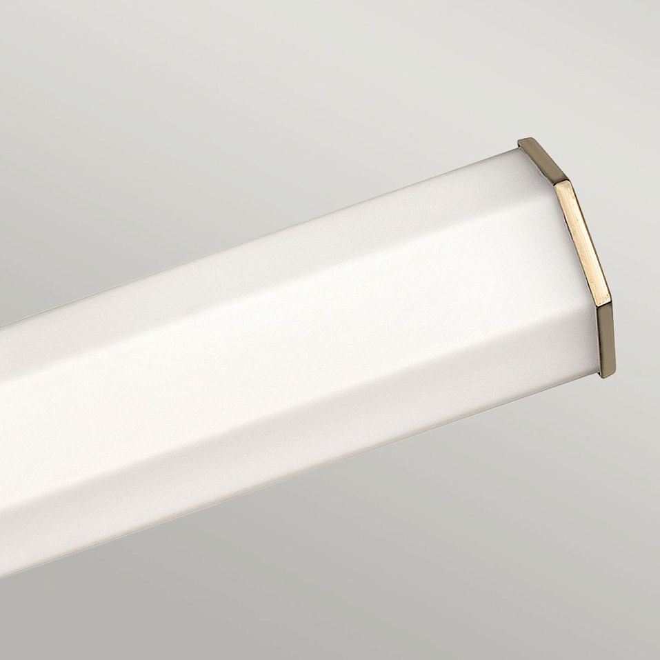 QN-FACET-LED2-HB-BATH FACET Heritage Brass /Opal// настенный LED 2х12  х   