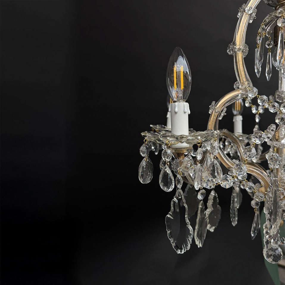 00/24/01/RIF01-6   цвет основания "состаренное золото"/// подвесной E14 6х40 E27 1х40   