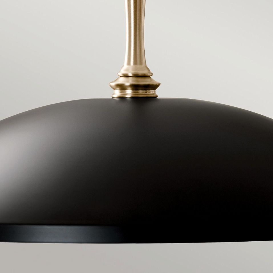 KL-DELAROSA-P-BK DELAROSA  Champagne Bronze /Black // подвесной E27 1х60  х   