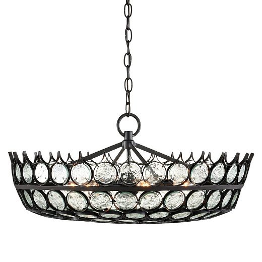QNC-AUGUSTUS-6P-OB AUGUSTUS Clear / Bronze/// подвесной E14 6х60  х  QNC-AUGUSTUS-6P-OB