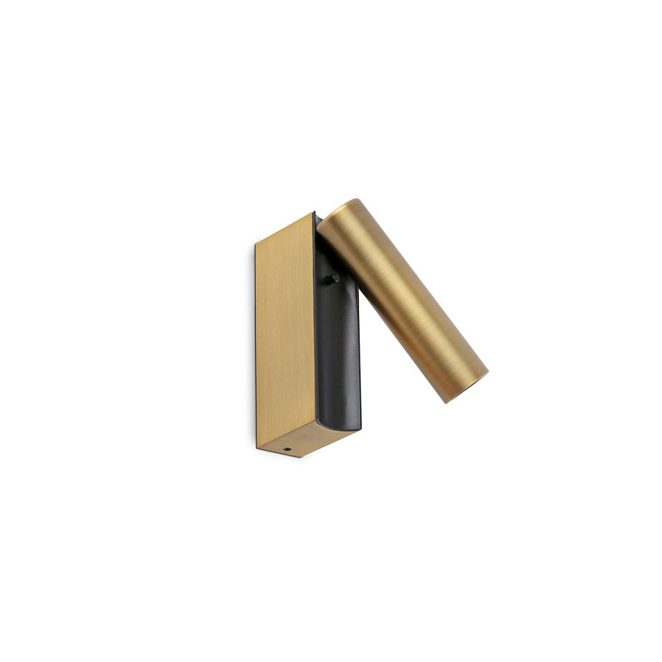 62752 CRONOS Bronze+Textured Black/Bronze//прозрачный настенный LED 1х4.5  х   