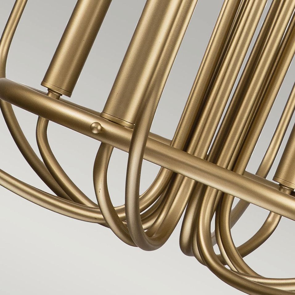 KL-CAPITOL-HILL12-PNBR CAPITOL Painted Natural Brass/// подвесной E14 12х40  х   