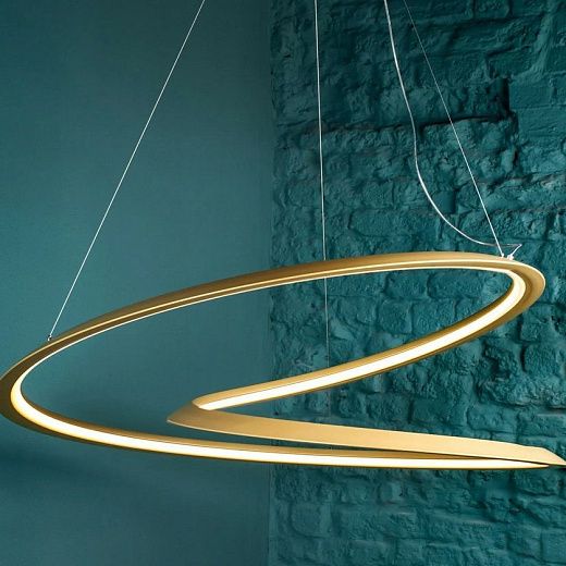 KES LOW 52 KEPLER gold painted/ подвесной LED 3000K 1х55  х  KES LOW 52