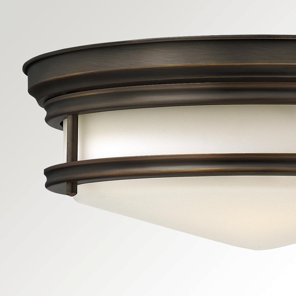 HK-HADLEY-F-OZ HADLEY Oil Rubbed Bronze /Opal// потолочный E27 3х60  х   