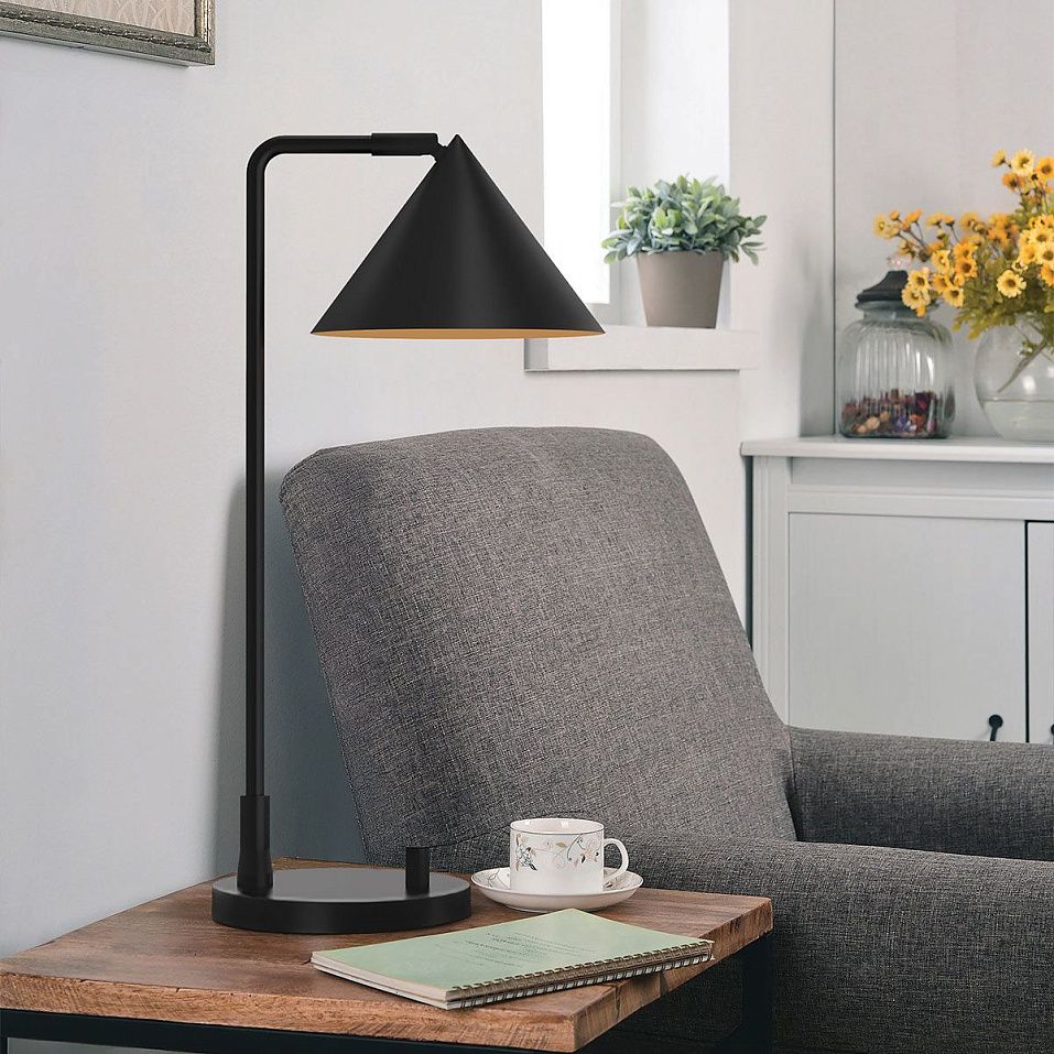 ALM-REMYCK-TL-BK REMYCK  Matte Black / Matte Black // настольный E27 1х60  х   