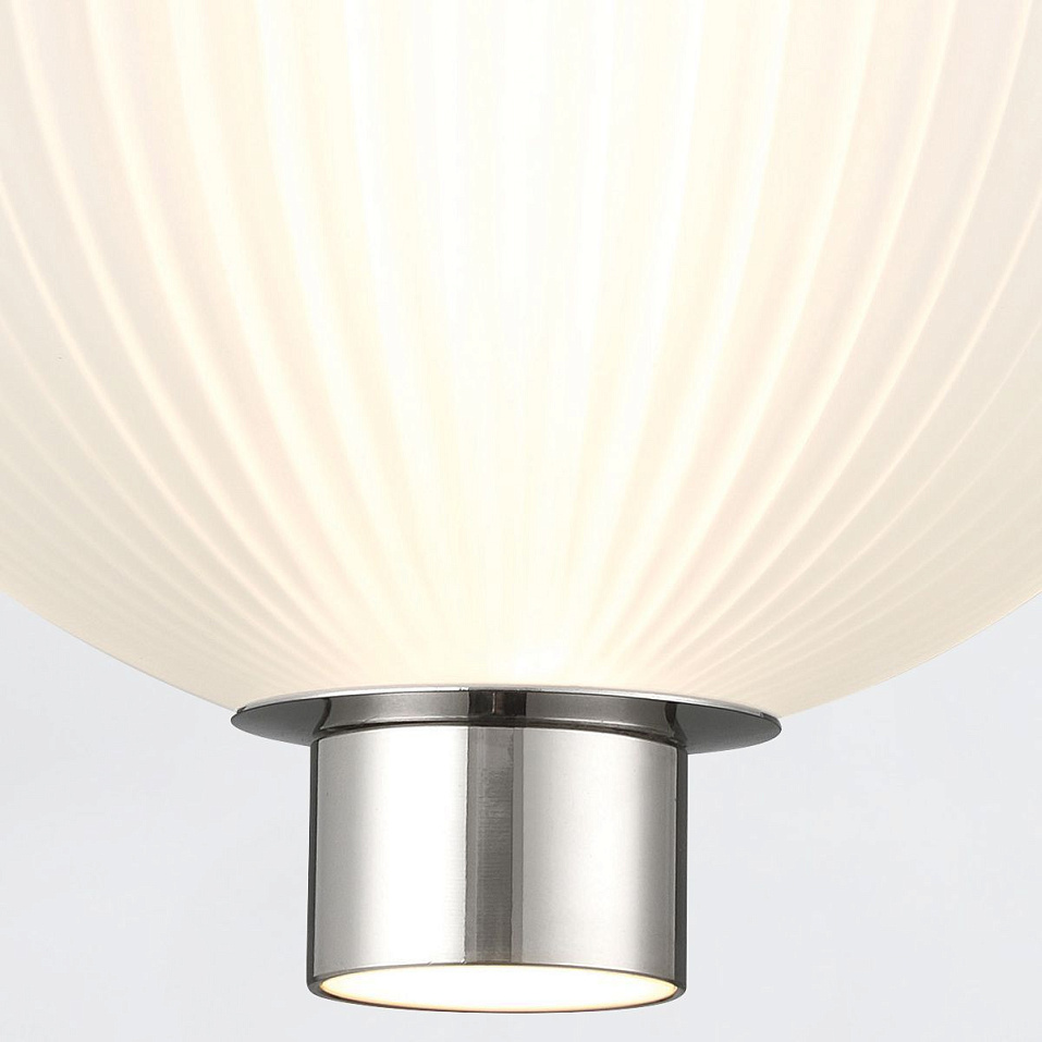 QN-PALMAS-2MP-PN PALMAS Polished Nickel/Frosted White// подвесной LED 1х20  х   