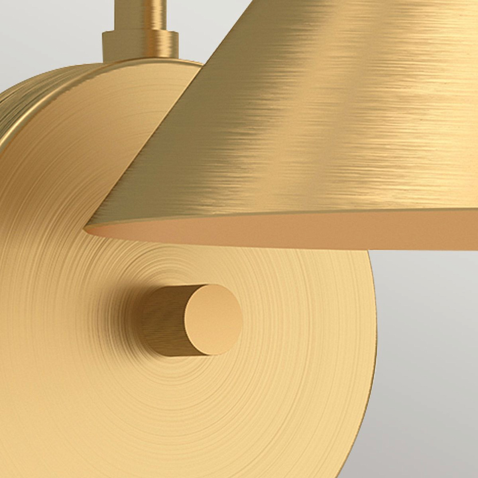 ALM-REMYCK-1WB-GD REMYCK Brushed Gold /Brushed Gold // настенный E27 1х60  х   